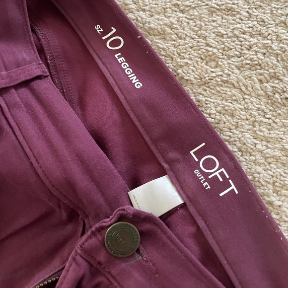 OGC Loft 5 sateen pants- sz 10 - Picture 8 of 9